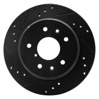 DFC® - Premium Drilled and Slotted Rear Driver Side Brake Rotor