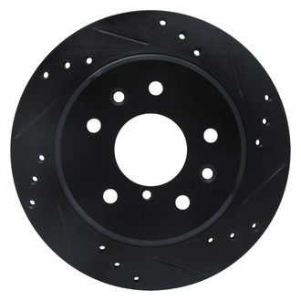 DFC® - Premium Drilled and Slotted Rear Passenger Side Brake Rotor