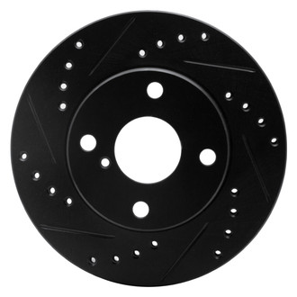 DFC® - Premium Drilled and Slotted Front Driver Side Brake Rotor