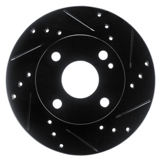 DFC® - Premium Drilled and Slotted Front Passenger Side Brake Rotor