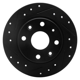 DFC® - Premium Drilled and Slotted Rear Driver Side Brake Rotor