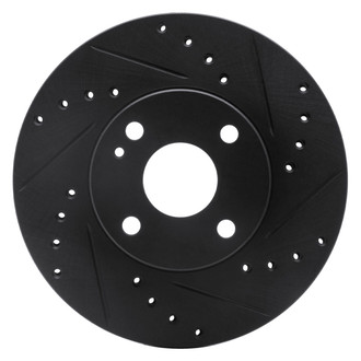 DFC® - Premium Drilled and Slotted Front Passenger Side Brake Rotor
