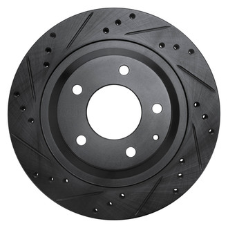 DFC® - Premium Drilled and Slotted Rear Driver Side Brake Rotor