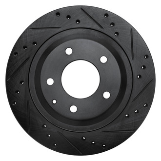 DFC® - Premium Drilled and Slotted Rear Passenger Side Brake Rotor