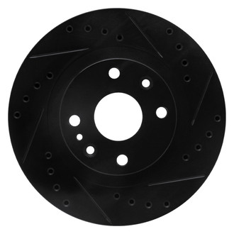 DFC® - Premium Drilled and Slotted Front Passenger Side Brake Rotor