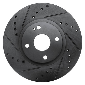 DFC® - Premium Drilled and Slotted Front Driver Side Brake Rotor