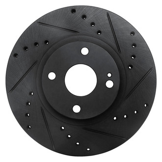 DFC® - Premium Drilled and Slotted Front Passenger Side Brake Rotor
