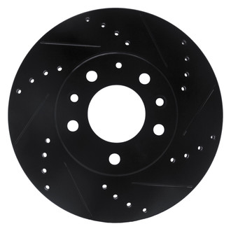 DFC® - Premium Drilled and Slotted Front Passenger Side Brake Rotor