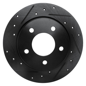 DFC® - Premium Drilled and Slotted Rear Driver Side Brake Rotor