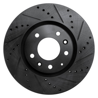 DFC® - Premium Drilled and Slotted Front Passenger Side Brake Rotor