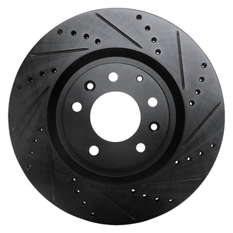 DFC® - Premium Drilled and Slotted Front Passenger Side Brake Rotor