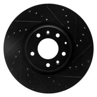 DFC® - Premium Drilled and Slotted Front Passenger Side Brake Rotor