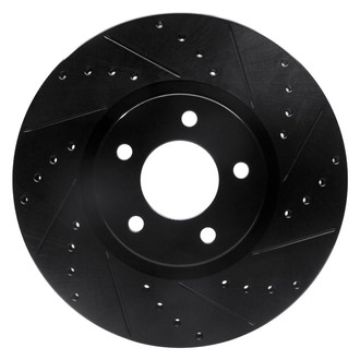 DFC® - Premium Drilled and Slotted Front Passenger Side Brake Rotor