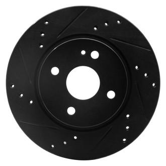 DFC® - Premium Drilled and Slotted Front Driver Side Brake Rotor