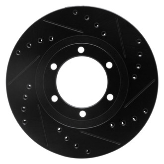 DFC® - Premium Drilled and Slotted Front Passenger Side Brake Rotor
