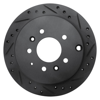 DFC® - Premium Drilled and Slotted Rear Passenger Side Brake Rotor