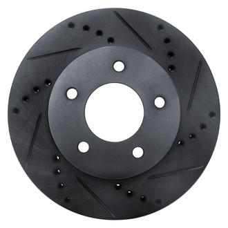 DFC® - Premium Drilled and Slotted Front Passenger Side Brake Rotor