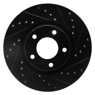 DFC® - Premium Drilled and Slotted Front Passenger Side Brake Rotor
