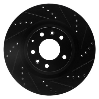 DFC® - Premium Drilled and Slotted Front Passenger Side Brake Rotor