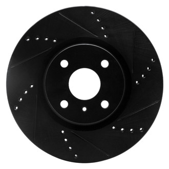 DFC® - Premium Drilled and Slotted Front Passenger Side Brake Rotor