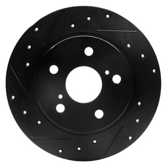 DFC® - Premium Drilled and Slotted Rear Driver Side Brake Rotor