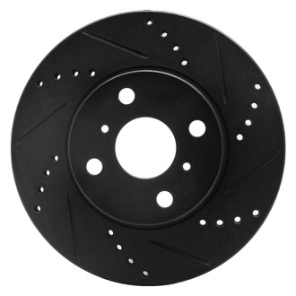 DFC® - Premium Drilled and Slotted Front Passenger Side Brake Rotor