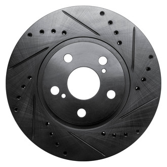 DFC® - Premium Drilled and Slotted Front Passenger Side Brake Rotor