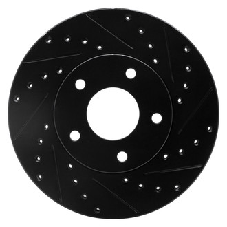 DFC® - Premium Drilled and Slotted Front Passenger Side Brake Rotor