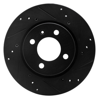 DFC® - Premium Drilled and Slotted Front Passenger Side Brake Rotor
