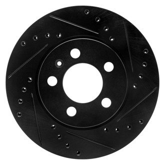 DFC® - Premium Drilled and Slotted Front Passenger Side Brake Rotor