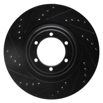 DFC® - Premium Drilled and Slotted Front Driver Side Brake Rotor