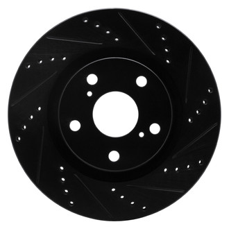 DFC® - Premium Drilled and Slotted Front Passenger Side Brake Rotor
