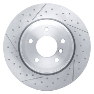 DFC® - Premium Dimpled and Slotted Rear Brake Rotor