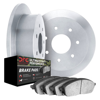 DFC® - Plain Rear Brake Kit with Ultimate Duty Performance Brake Pads