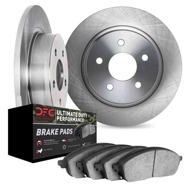 DFC® - Plain Rear Brake Kit with Ultimate Duty Performance Brake Pads