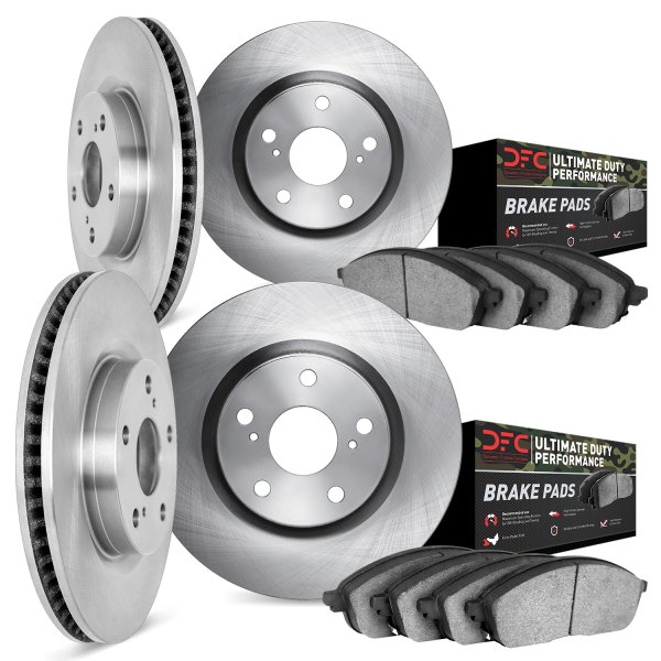 DFC® - Plain Front and Rear Brake Kit with Ultimate Duty Performance Brake Pads