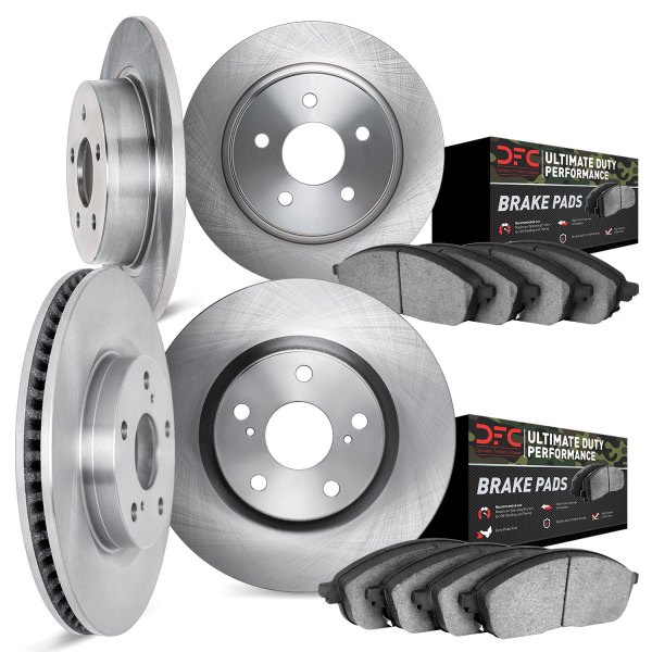 DFC® - Plain Front and Rear Brake Kit with Ultimate Duty Performance Brake Pads