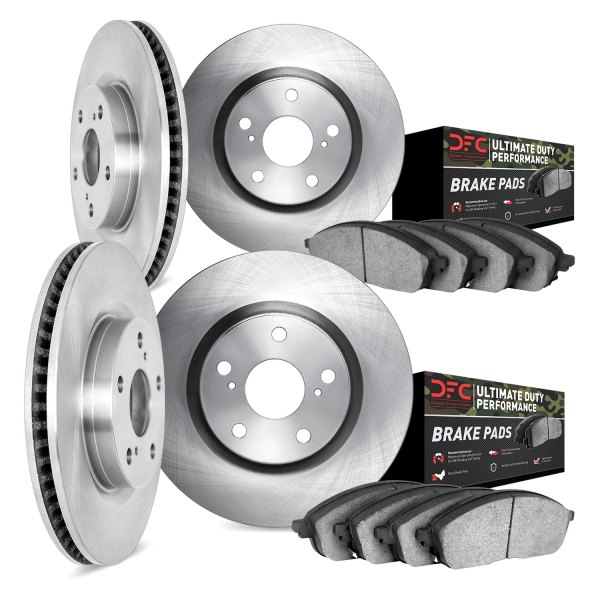 DFC® - Plain Front and Rear Brake Kit with Ultimate Duty Performance Brake Pads