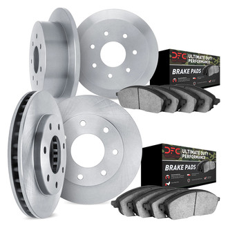 DFC® - Plain Front and Rear Brake Kit with Ultimate Duty Performance Brake Pads