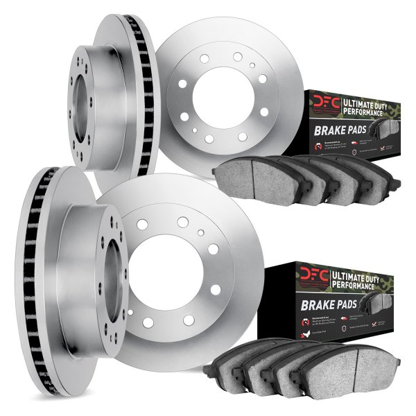 DFC® - Plain Front and Rear Brake Kit with Ultimate Duty Performance Brake Pads