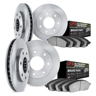 DFC® - Plain Front and Rear Brake Kit with Ultimate Duty Performance Brake Pads