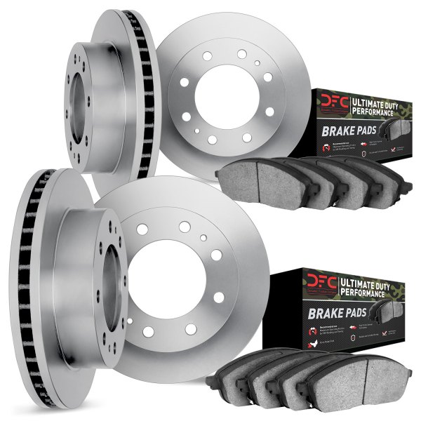 DFC® - Plain Front and Rear Brake Kit with Ultimate Duty Performance Brake Pads