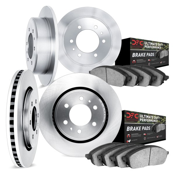 DFC® - Plain Front and Rear Brake Kit with Ultimate Duty Performance Brake Pads