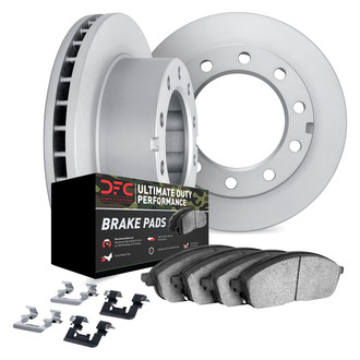 DFC® - Plain Front Brake Kit with Ultimate Duty Performance Brake Pads
