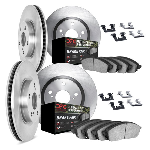 DFC® - Plain Front and Rear Brake Kit with Ultimate Duty Performance Brake Pads