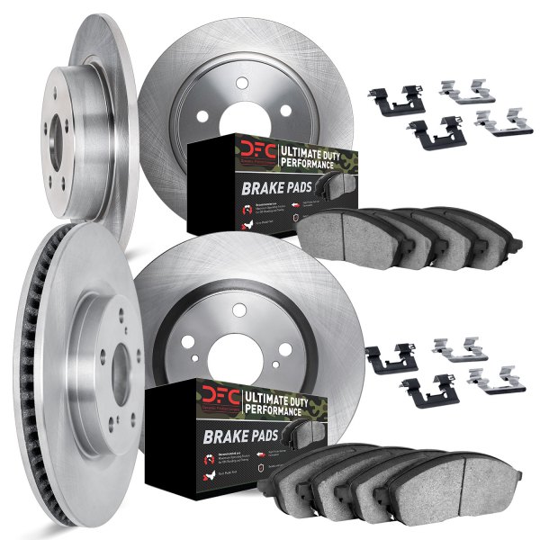 DFC® - Plain Front and Rear Brake Kit with Ultimate Duty Performance Brake Pads