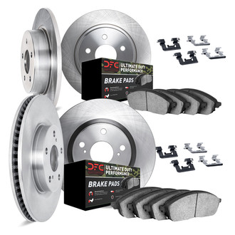 DFC® - Plain Front and Rear Brake Kit with Ultimate Duty Performance Brake Pads