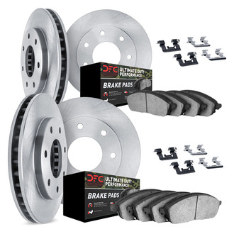 DFC® - Plain Front and Rear Brake Kit with Ultimate Duty Performance Brake Pads