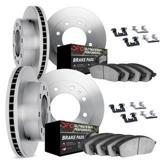 DFC® - Plain Front and Rear Brake Kit with Ultimate Duty Performance Brake Pads
