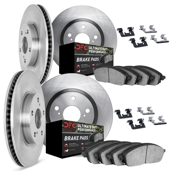 DFC® - Plain Front and Rear Brake Kit with Ultimate Duty Performance Brake Pads